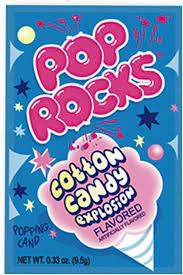 Pop Rocks Cotton Candy 0.33oz 24ct